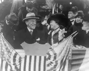 Wilson and Edith at a Baseball game 8"x10" Photograph Print 8x10