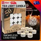TeaLight Candles Tea Light Candle 50Pack 9 hours Tealight Home Party Wedding