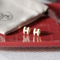 在飛比找PopChill優惠-[二手] Hermès mini pop h earring