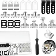 Hockey Repair Kit,Multiple Replacement Parts Repair Kit | Hardware Kit Including Visor Clip, J Clips and Rubber Gaskets Sports Supplies for Football