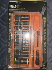 Klein Tools 65239 Flip Impact Socket Set, SAE and Metric, 13 Pc.