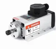 1.5KW ER11 Air-Cooled Square Spindle Motor For CNC Router Engraving Milling 110V