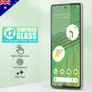 2x Tempered Glass Screen Protector For Google Pixel 8a 8 Pro 7a 7 6 5a 5 4a 3 XL