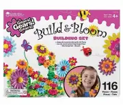 Learning Resources Gears! Gears! Gears! Build & Bloom Building Set, 116 Pieces