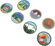 Angoily 7Pcs Cartoon Animal Embroidery Patches for DIY Clothing Backpack Applique Unique Dress Decor Durable Clothes Patches for Crafts