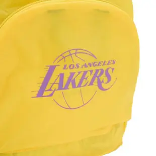 【NBA】NBA 隊徽印刷 收納 後背包 湖人隊 男女 黃色(3355175062)