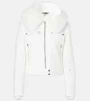 [Fusalp] Fusalp Maeli faux fur-trimmed ski jacket UK 16 white