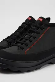 Brutus Black ankle boots for men