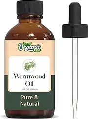 Organic Zing Wormwood (Artemisia Absinthium L) Oil | Pure & Natural Essential Oil for Aroma, Diffusers, Skincare & Massage- 30ml/1.01fl oz