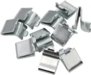 Adjustable Steel Pilaster Shelf Clip Support, Shelving Bracket Clips for Metal a