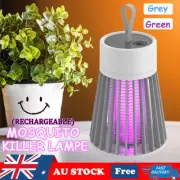 Mosquito Killer Lamp Electric Rechargeable Zapper Bug Fly Insect Trap UV LightAU