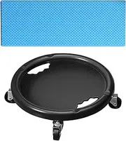Ab Wheel Board Abdominal Exercise Slider ABS Training Equipment with Knee Pad | 360 Degree Rotating Fitness Roller Roller for Center Strength Training