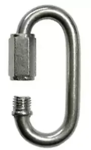 3/16" Quick Links Zinc Plated Steel Chain Coupler Repair (100-Pack)