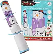 Widdle Wonderland 6 Pack Make Your Own Christmas Cracker Kit - Snowman 1543