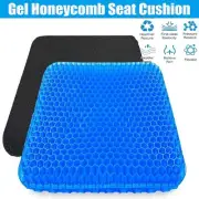 Gel Honeycomb Seat Comfortable Back Support Cushion Spine Protector Pain Relief