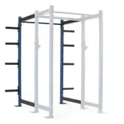 Titan Fitness T-3 Series Blue Short 24in Depth Power Rack Extension Kit