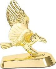 iplusmile 1pc Eagle Badge for Motorcycle Modification Decor Front Mudguard Decoration Vivid Design Unique Hood Badge Statue for Motorbike Enthusiasts