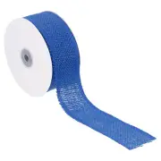 2" Wide 10 Yards Burlap Fabric Ribbon Jute Crafts Roll Wrapping Sky Blue