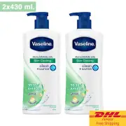 2 x 430 ml. Vaseline Skin Cooling Body Wash Shower Cream Aloe Vera Menthol