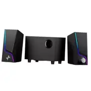 Computer Speakers with Subwoofer, 2.1 Hi-Fi PC Speakers System with 6