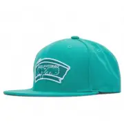 MENS MITCHELL & NESS NBA BACK TO BASICS SNAPBACK HWC SPURS - TEAL