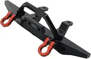 Luwecf 1/12 Aluminum Alloy Bumpers for RC Cars Compatible with MN Models, Black