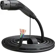 EV Charger Type2 Female Car Side 5m Cable 32A 22KW Car Charging Station 3Phase 11KW 22KW IEC62196-2(11KW 16A 3Phase)