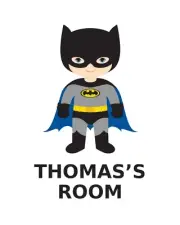 Baby Wall Art, Birth Detail Print, Announcement, Nursery, Keepsake - Batman