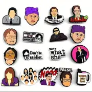 Croc Charms - The Office -17 pc , Michael Scott, Dwight