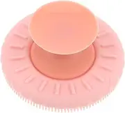 GANAZONO Manual Facial Scrubber for Women Soft Silicone Bristles Face Brush Deep Cleaning Exfoliating Tool