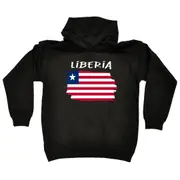 Liberia Country Flag Nationality - Kids Children Hoodie