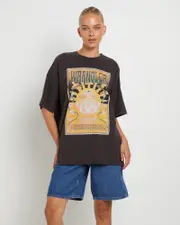 Boxy Slouch Short Sleeve T-Shirt in Mind Mirage