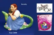 Dorothy ** Wizard of Oz TEAPOT - Year 2000 Ceramic NIB / Last One in Stock