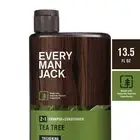 Every Man Jack Men's 2 in 1 Shampoo and Conditioner for All Hair Type 13.5 fl oz