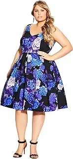 [City Chic] Women's Plus Size Dress Hydrangea