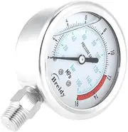 Air Pressure Gauge 0-160Bar 0~16Mpa 1/4" NPT 60mm Dial Air Hydraulic Water Pressure Gauge Meter