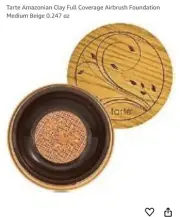 NEW SEALED Tarte Amazonian Clay Full Coverage Airbrush Foundation Medium Beige