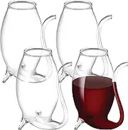 Avanti Borosilicate Glass Port Sippers, Set of 4, 100ml Capacity