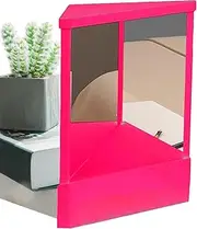 Wesleyyy True Mirror - Non Reversing Mirror, Makeup Vanity Mirror, Real Image Non-Reverse Mirror, Personal Makeup Mirrors, for Haircuts and Beauty, 19X23cm