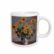 3dRose Sunflowers by Claude Monet Impressionist Still Life Mug