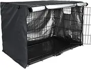 Dog Crate Cover 42 Inch,Kennel Cover,Windproof Waterproof Pet Kennel Cover, Light Breathable Dog Cage Cover Pet Kennel Cover Fit for Wire Dog Crate,Easy to Carry and Store