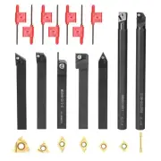 Metal Lathe Turning Shank Boring Tool Holder CNC Machine Inserts Rod 8-16mm