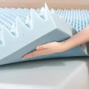 4 Inch Egg Crate Memory Foam Mattress Topper Prevent Heat Cooling Gel Infusion