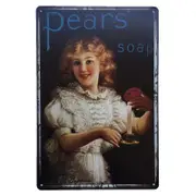 Pears Soap Girl Sign 30x20cm