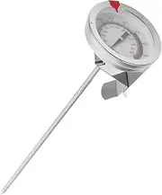 DECHOUS Candy Deep Fry Thermometer Instant Read Stainless Steel Stem Cooking Tool for Meat Turkey and BBQ Reliable Accurate Temperature Readings for Optimal Frying Conditions