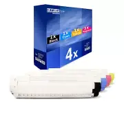 4x Europcart Cartridge for OKI C-821-N C-821-DN C-801-DN C-801-N