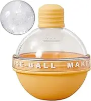 YAVQVIN Ice Ball Mold, Silicone Iced Sphere Mold, Cocktail Iced Ball Maker for Coffee Party Home RV Cafe Kitchen Hotel Wedding Restaurant