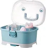 Baby Bottle Organizer for Shelves, Baby Bottle Storage - Baby Bottle Organizers Dust Proof - Large Capacity Nursery Boxes for Food Milk Storage The
