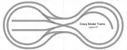 Bachmann E-Z Track Train Layout #047 Train Set HO Scale 4' X 10' Wire Switches