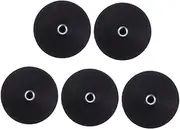 AKOOSY 5Pcs Rubber Coated Magnetic Light Mount Brackets for Car Roof Durable LED Spotlight Base Easy Installation Multi Purpose Mounting for Cameras and Signal Lights
